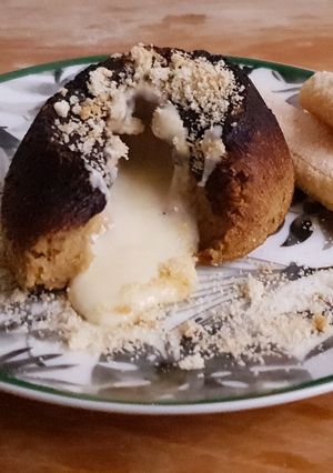 Foto di Tortino cuore caldo al tiramisù senza uova e senza burro