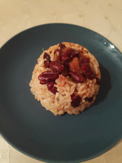 A picture of Rajma Rice 😋.