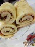 Crepe egg roll