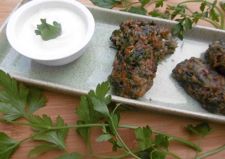 Fried Mushroom Pattie Appetisers