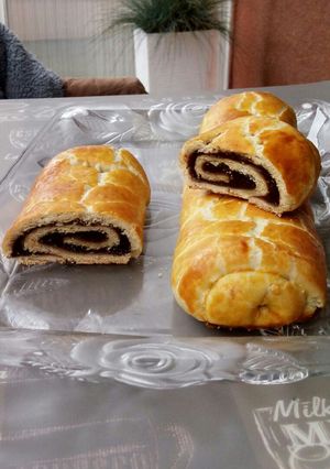 Almás-szilvás bejgli recept fotója