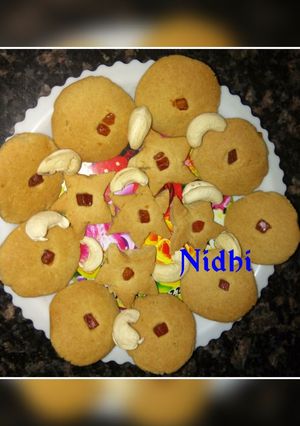 A picture of Wheat flour cookies.