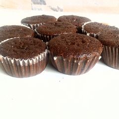 A picture of Chocolate cupcakes.