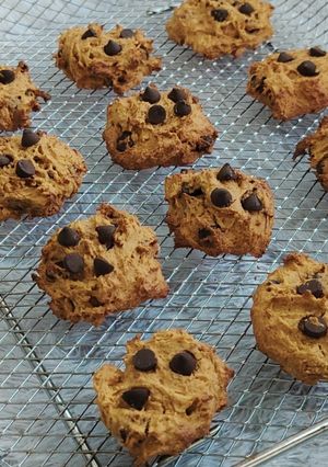 Foto resep 590. Banana Choco Cookies (Gluten free Cookies)