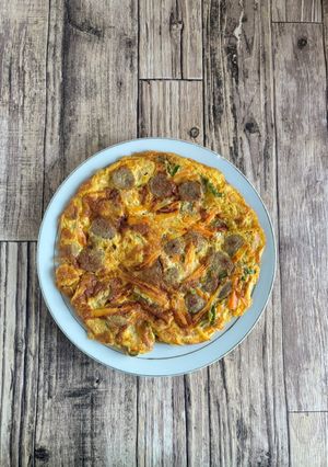 Foto resep Telur dadar bakso wortel