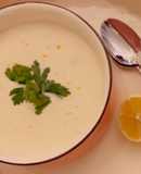شوربة الكريمة بالدجاج