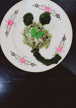 A picture of Mint Mayonnaise Pasta.