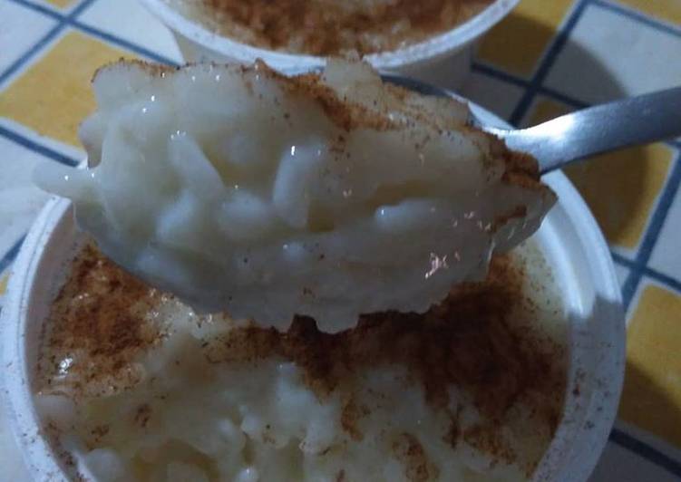 Arroz doce no microondas
