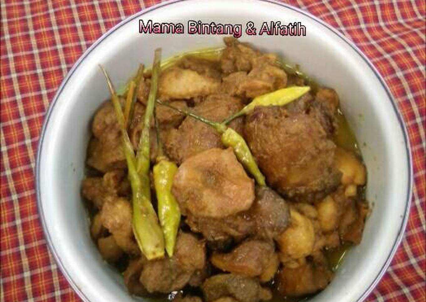 Hati ampela (jeroan)bumbu bebek