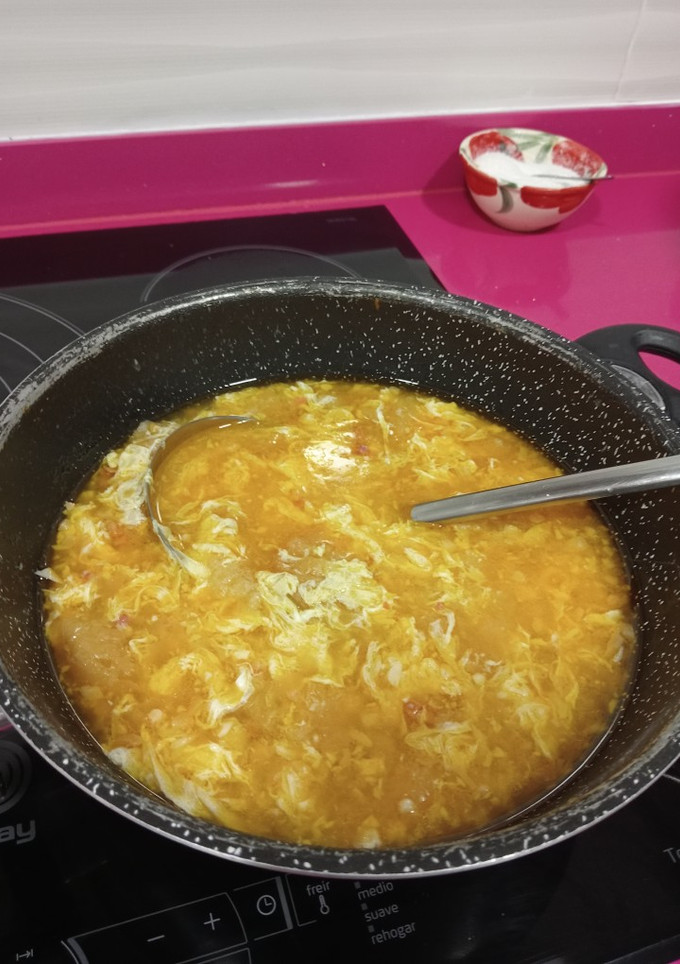 Una foto de Sopa de ajo