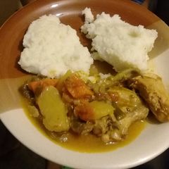 A picture of Chicken stew.
