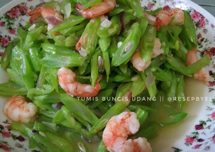 Bagaimana Membuat Tumis Buncis Udang, Lezat
