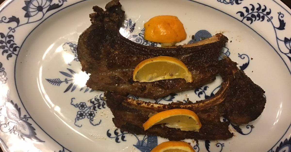 California Farm Crusted Blue Cheese Lamb Chops Recipe by Hobby Horseman Cookpad