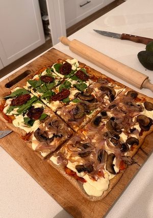 Una foto de Pizza Integral