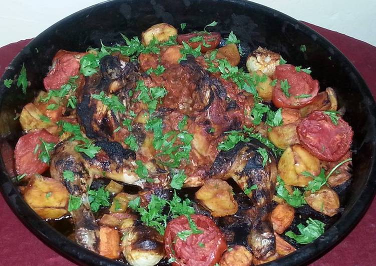 طريقة عمل الدجاج التندوري الهندي بصوره مختلفه