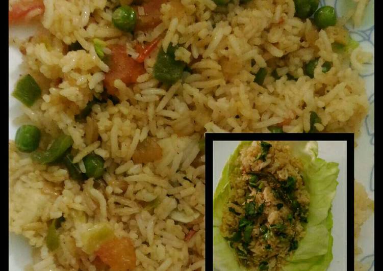 Recipe of Homemade Leftover rice Tadka