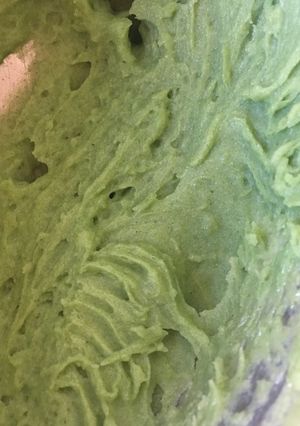 Una foto de Puré verde