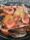 Zarzuela de pescado y marisco en un plis plas