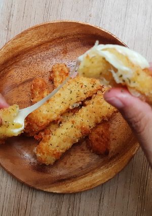 Foto resep Mozzarella Tempura / Mozzarella Stick