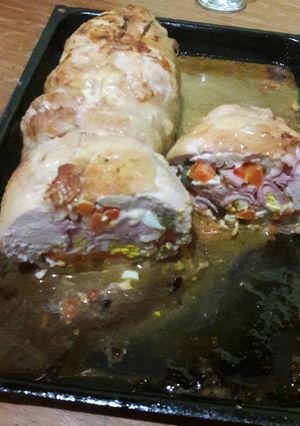 Una foto de Arrollado de pollo