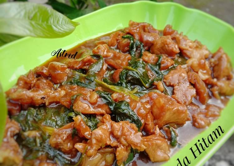 Cah Sawi Daging Sapi Lada Hitam