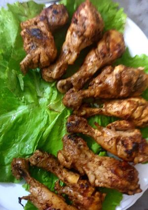 A picture of Steam chicken roast.