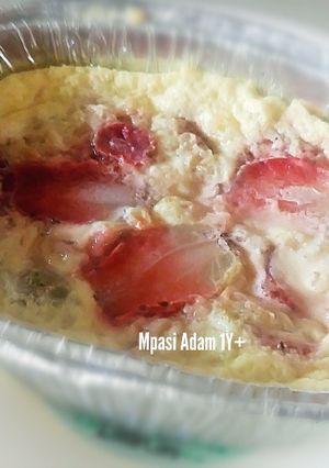 Foto resep [MPASI 1Y+] Pudding Yogurt Strawberry Oat