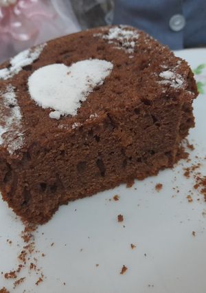 عکسی از دستور کیک شکلاتی بدون شیر