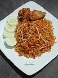 1261. Nasi Goreng Tauge dan Ayam Bumbu