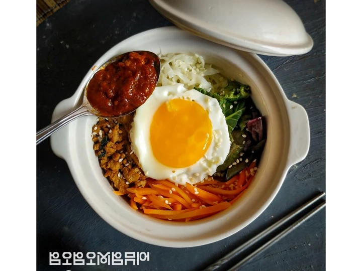 Easy Steps Prepare Recipes Bibimbap the Delicious Delicious.