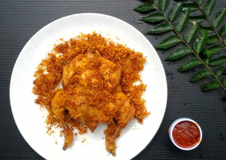 Ayam goreng serundeng #pekaninspirasi