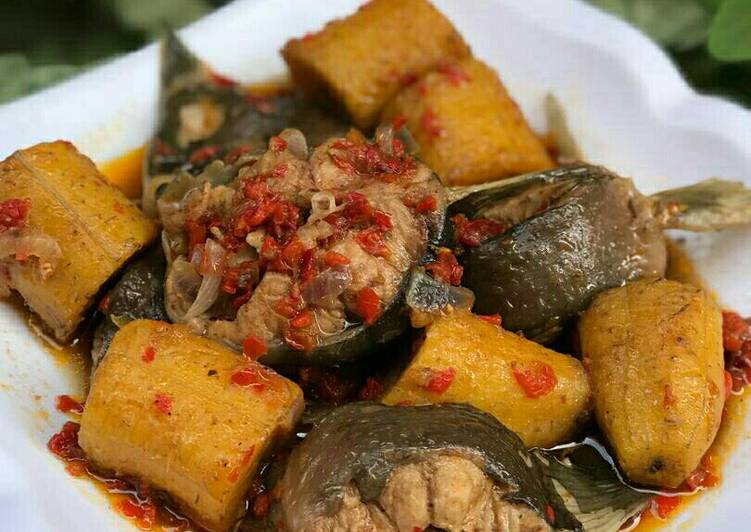 Recipe of Any-night-of-the-week Catfish and plantain peppersoup