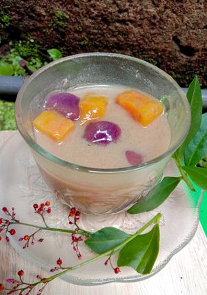 Foto resep Kolak ubi madu biji salak