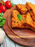 Sa costedda (Sardinian Focaccia) 🍅🧄🌱