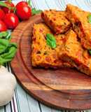 Sa costedda (focaccia sarda) 🍅🧄🌱