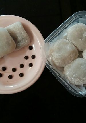 Foto resep Mochi coklat kacang lumer