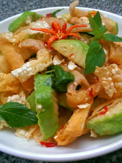 Hình của món Gỏi Ổi Chay.