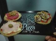 Una foto de pizza sin harina saludable