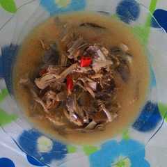 A picture of Sayur jantung pisang.