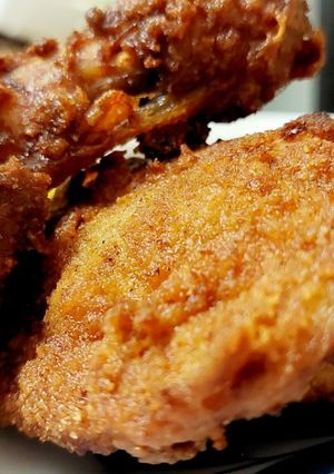 O poză a rețetei Pui Kentucky (KFC).
