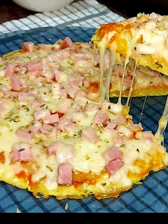 Una foto de Pizza sin masa a la sartén 😱😍