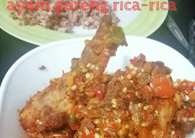 Ayam goreng rica rica