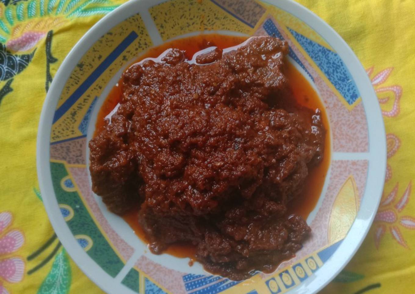Rendang Daging Sapi khas Padang