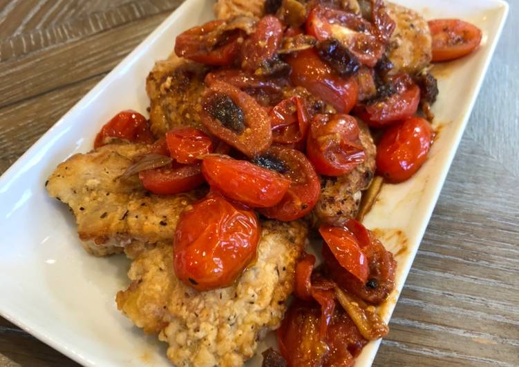 Simple Way to Make Award-winning Cherry Tomato Chicken