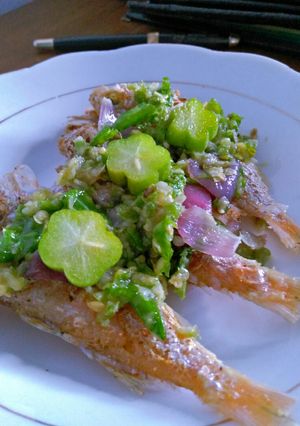 Foto resep Ikan goreng kering sambel ijo