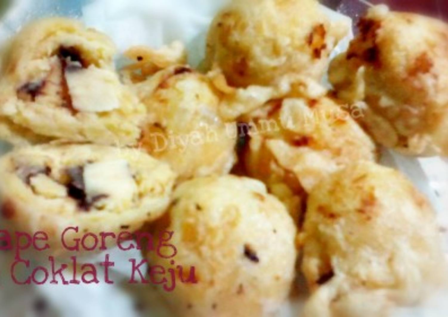 Resep Tape / Peuyeum Goreng Isi Coklat Keju oleh Diyah Resep Tape / Peuyeum Goreng Isi Coklat Keju oleh Diyah