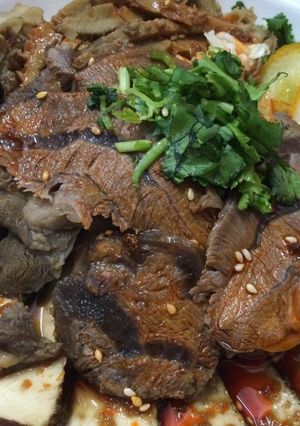 沖繩辣油與滷牛腱拼盤 的食譜成品照片