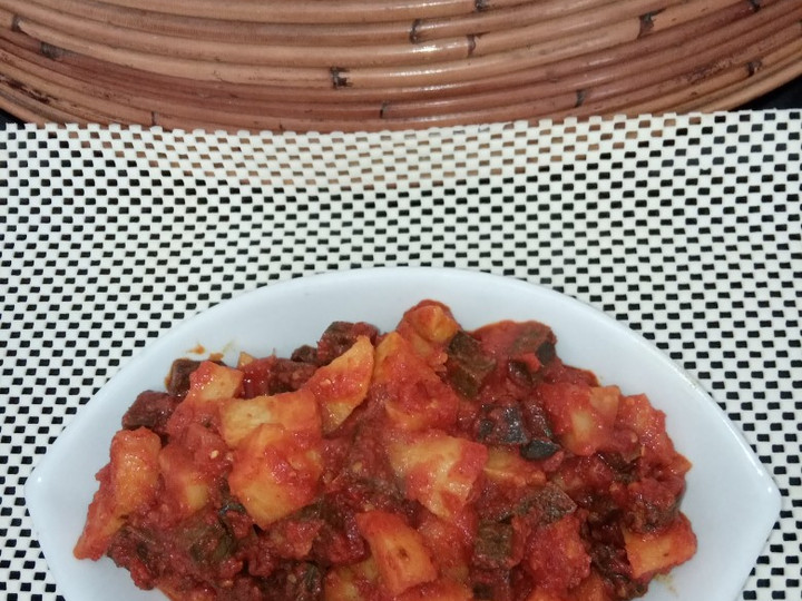 Cara Gampang Membuat Sambal Goreng Hati Sapi Kentang Dieng, Enak