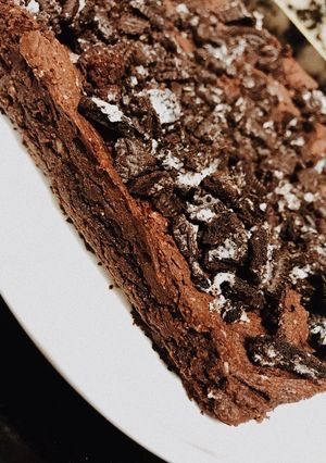Una foto de Brownie Vegano