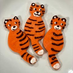 A picture of Cut-Out Sugar Cookies (Tigers for Lunar New Year! 🐯🧧).